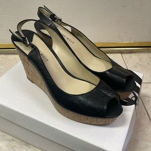 Nine West Chabon leather platforms. Size 8.5 new in box
